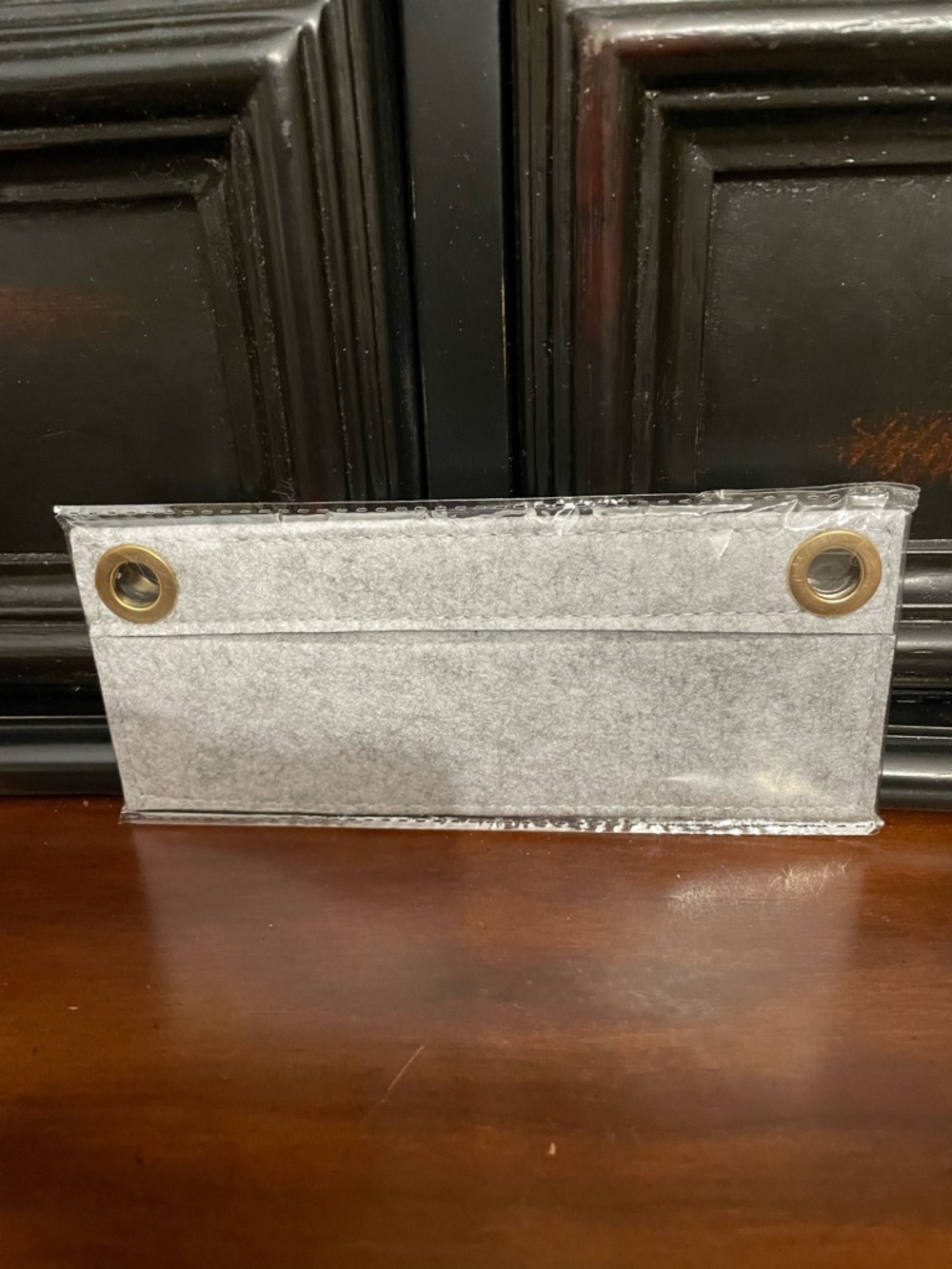 Gray Felt wallet insert to convert to crossbody  - Neutral Gray new - Picture 3 of 3